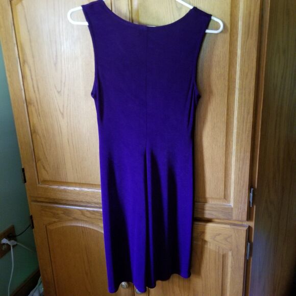 rabbit rabbit rabbit sleeveless purple dress size 8 - Picture 5 of 6